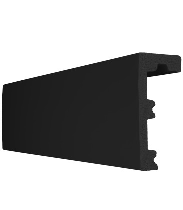 Garnižová stropná lišta Prestige 1B čierna - vhodná pre LED podsvietenie 200x10cm