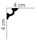 Dekoratívna lišta na strop MD172 200 x 4 x 4 cm Mardom