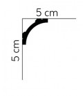 Dekoratívna lišta na strop MD210 200 x 5 x 5 cm Mardom