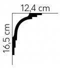 Dekoratívna lišta na strop MDB104 200 x 16.5 x 12.4 cm Mardom