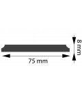 Sádrový obkladový pás WP075A/29 z polystyrénu 7,5 x 270 cm DMS