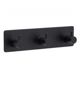 Trojitý samolepiaci vešiak Inox N011
