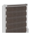 Roleta Deň a Noc Delux Plus séria Mocha Wood DN23