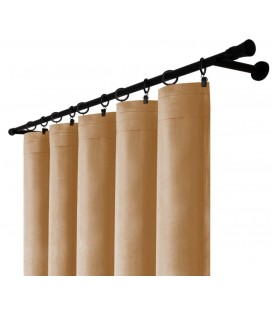 Zamatový záves s riasiacou páskou