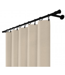 Zatemňovací záves s riasiacou páskou - Blackout Royal Nude, bežová
