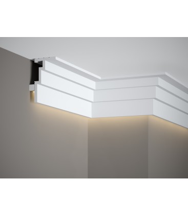 Dekoratívna osvetľovacia lišta na strop QL025 200 x 11 x 6 cm Mardom