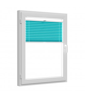 Roleta plisé extra séria s montážou do rámu Tyrkysová