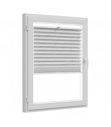 Roleta plisé extra séria s montážou do rámu Svetlo šedá