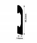 Podlahová lišta FD05A 240 x 4.95 x 1.4 cm DSM
